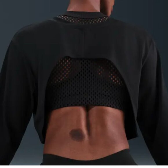 NWT Nike One Dri-Fit Mid Layer IH8608 SZ XL Hard to Find Cut Off Back - Picture 3 of 5